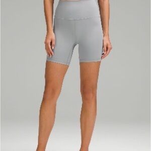 Lululemon Gray Align 6” Shorts